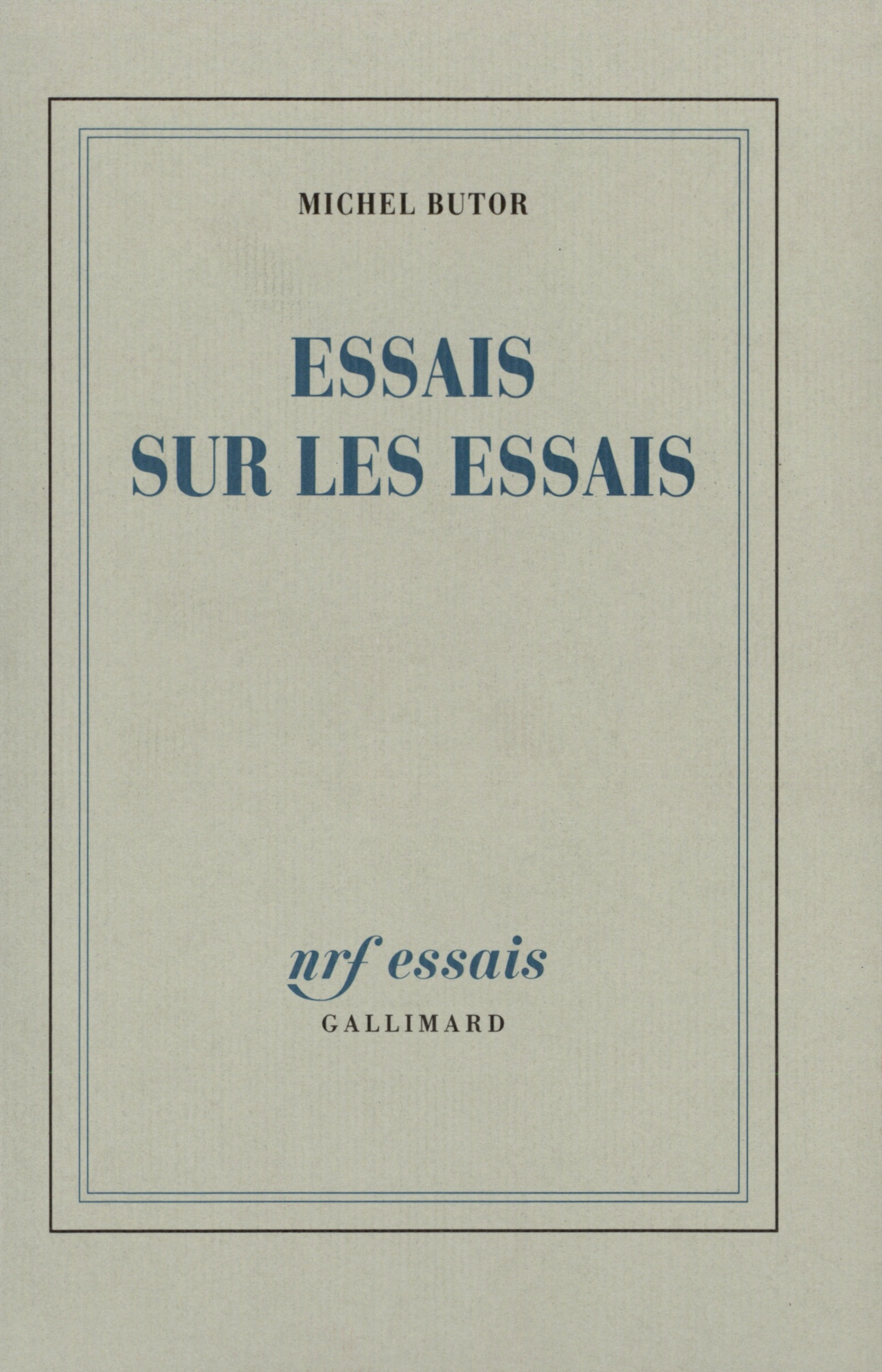 Essais sur Les Essais